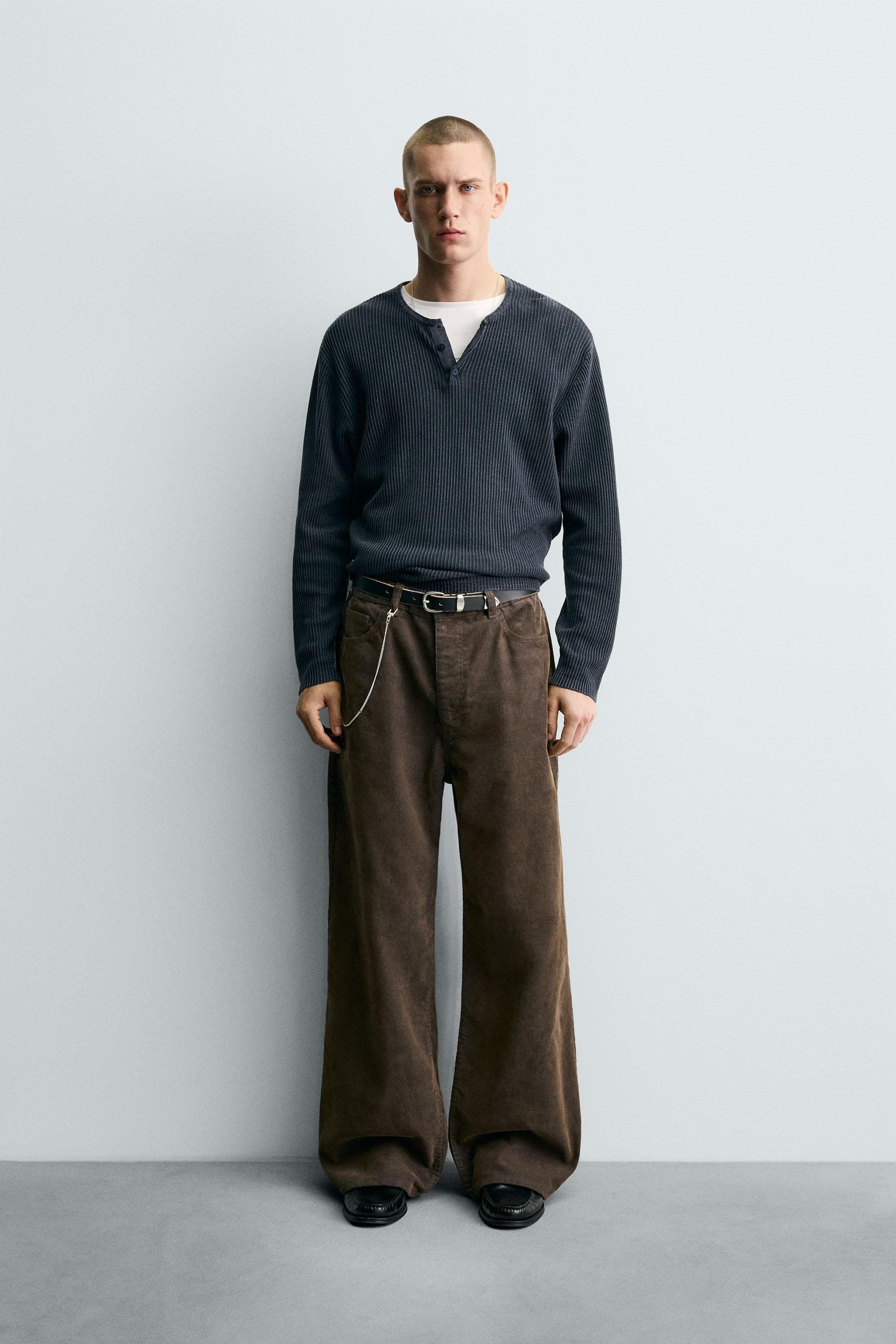 BAGGY FIT CORDUROY PANTS
